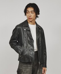 tk.TAKEO KIKUCHI（ティーケータケオキクチ）の「ラムレザーダブル 