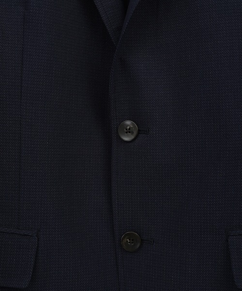 CROWDED CLOSET(クラウデッドクローゼット)の「<COOL DOTS>ツイルプリントテーラードジャケット(セットアップ対応)(テーラードジャケット・メンズ・ライトグレー・01)」の3枚目の写真