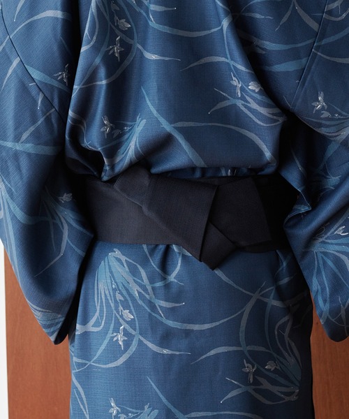 ONCILY(オンシェリー)の「YUKATA 2SET / 浴衣2点セット【浴衣+帯】(浴衣・メンズ・ネイビー/チャコールグレー・MEDIUM/LARGE)」の18枚目の写真