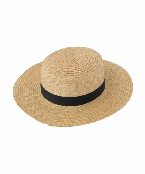 a.v.v（アーヴェヴェ）の「【ユニセックス】ストローカンカン帽（ハット・メンズ・ベージュ・46）」の4枚目の写真