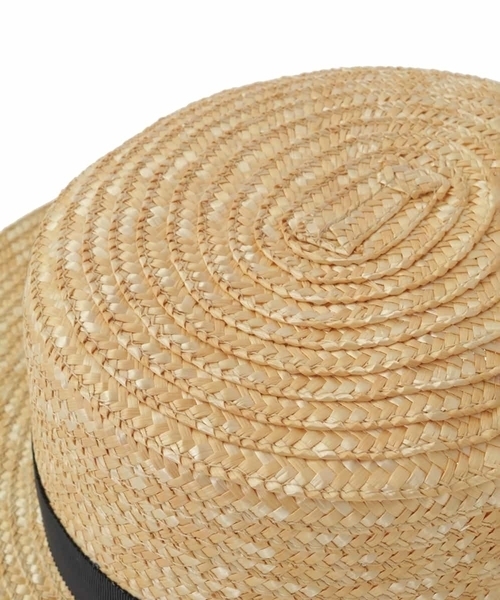 a.v.v（アーヴェヴェ）の「【ユニセックス】ストローカンカン帽（ハット・メンズ・ベージュ・46）」の5枚目の写真