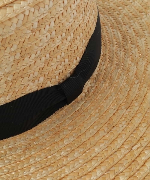 a.v.v（アーヴェヴェ）の「【ユニセックス】ストローカンカン帽（ハット・メンズ・ベージュ・46）」の6枚目の写真