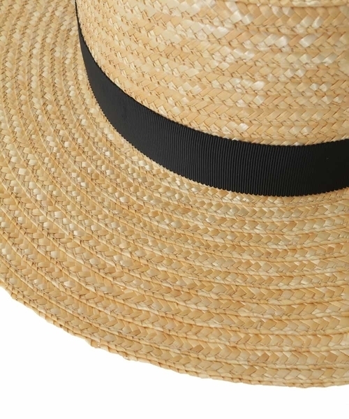 a.v.v（アーヴェヴェ）の「【ユニセックス】ストローカンカン帽（ハット・メンズ・ベージュ・46）」の7枚目の写真