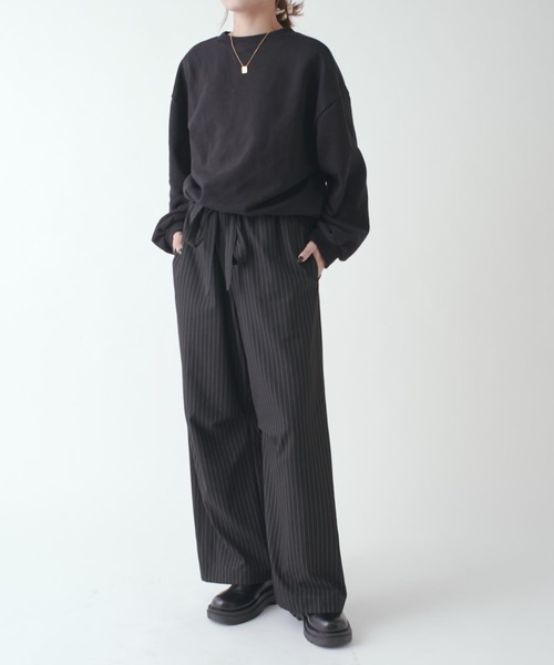 jent louis グレー パンツ サイズM 中古・古着通販】Lui's (ルイス) ワイドストレートパンツ グレー