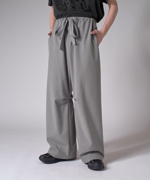 Lui's(ルイス)の「ストライプイージーワイドパンツ(その他パンツ・メンズ・ブラック/ブラック系その他/グレー/ライトグレー/グレー系その他/グレー系その他2/ブラック系その他2・S/M/XS)」の14枚目の写真