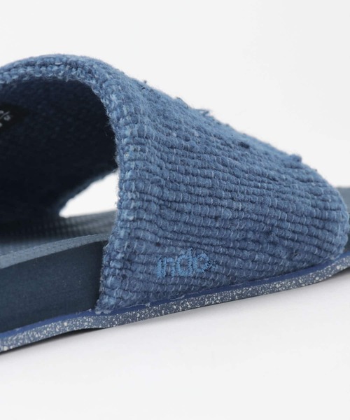 Indosole（インドソール）の「indosole　Pable SLIDE 2（サンダル・レディース・インディゴブルー/ブラック/オフホワイト・4/6/8）」の16枚目の写真