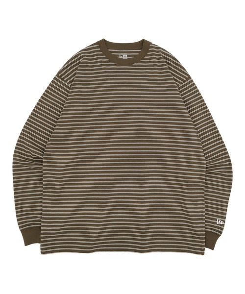 ニューエラ 長袖Tシャツ オーバーサイズ ボーダー(Tシャツ/カットソー)|NEW ERA(ニューエラ) ニューエラ 長袖Tシャツ オーバーサイズ ボーダー(Tシャツ/カットソー)|NEW ERA(ニューエラ)
