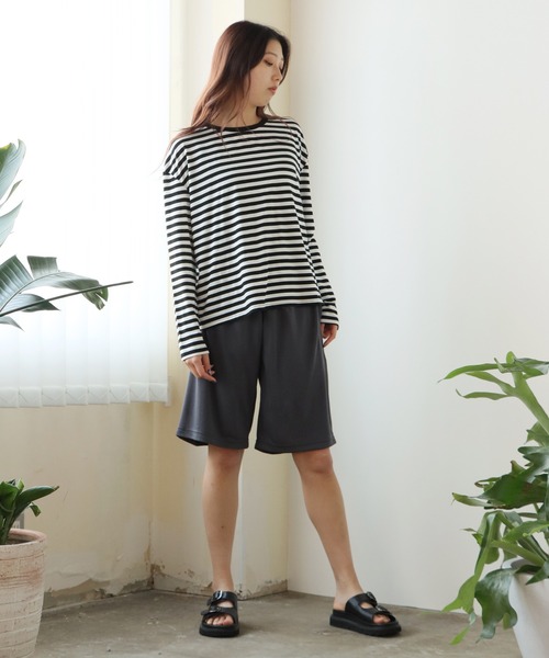 LIFEMAX(ライフマックス)の「LIFEMAX/ライフマックス ハーフパンツ(ポリジン加工) メンズ 秋物 秋服 2026年秋冬(その他パンツ・メンズ・チャコールグレー/ブラック/ネイビー・XL/L/M/S)」の4枚目の写真