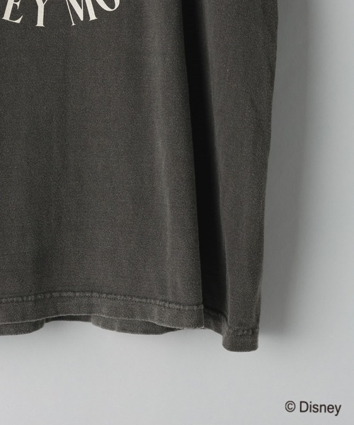 GOOD ROCK SPEED（グッドロックスピード）の「【別注】GOOD ROCK SPEED_MICKEY MOUSE プリントTEE（Tシャツ/カットソー・レディース・チャコールグレー/オフホワイト・FREE）」の9枚目の写真