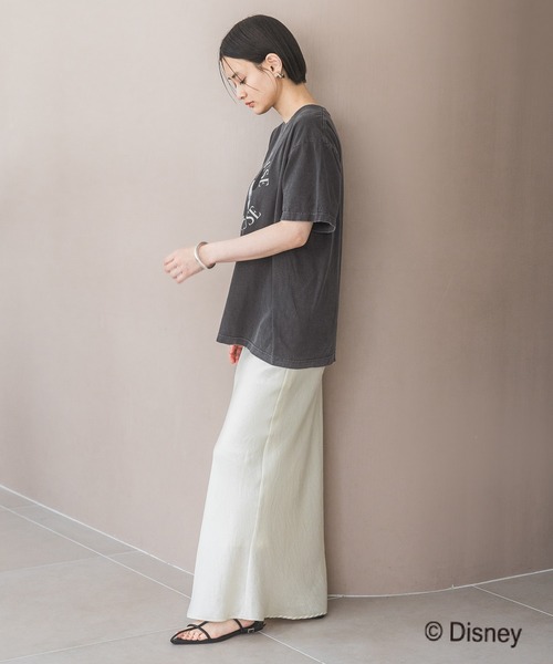 GOOD ROCK SPEED（グッドロックスピード）の「【別注】GOOD ROCK SPEED_MICKEY MOUSE プリントTEE（Tシャツ/カットソー・レディース・チャコールグレー/オフホワイト・FREE）」の13枚目の写真