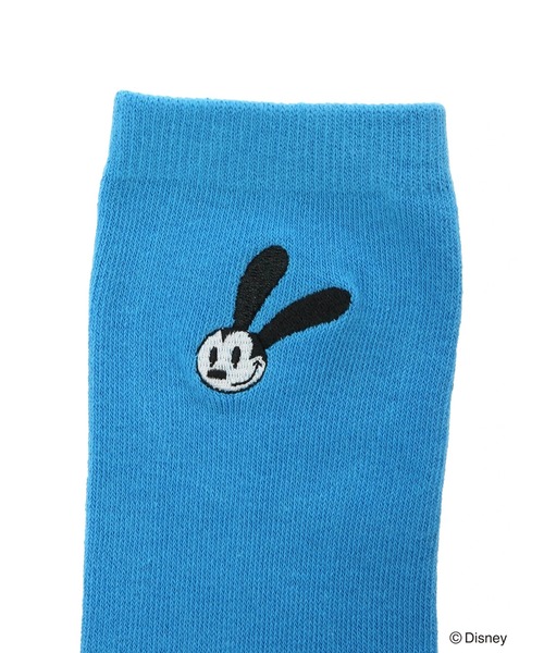 Disney(ディズニー)の「オズワルド/SET2点 ワンポイント刺繍ソックス(その他小物・レディース・ブルー/グリーン系その他3・FREE)」の8枚目の写真