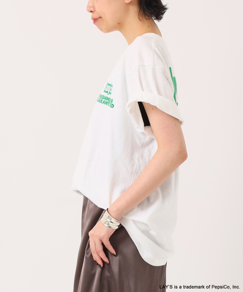 GOOD ROCK SPEED（グッドロックスピード）の「【GOOD ROCK SPEED / グッドロックスピード】Lays T-sh(GREEN)（Tシャツ/カットソー・レディース・ホワイト・FREE）」の17枚目の写真