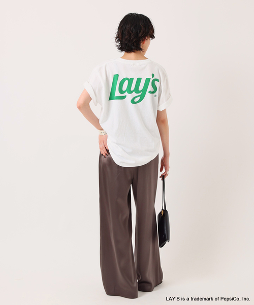 GOOD ROCK SPEED（グッドロックスピード）の「【GOOD ROCK SPEED / グッドロックスピード】Lays T-sh(GREEN)（Tシャツ/カットソー・レディース・ホワイト・FREE）」の13枚目の写真