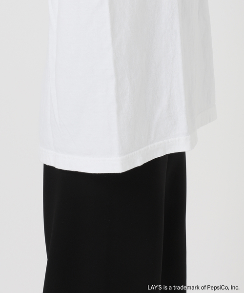 GOOD ROCK SPEED（グッドロックスピード）の「【GOOD ROCK SPEED / グッドロックスピード】Lays T-sh(GREEN)（Tシャツ/カットソー・レディース・ホワイト・FREE）」の6枚目の写真