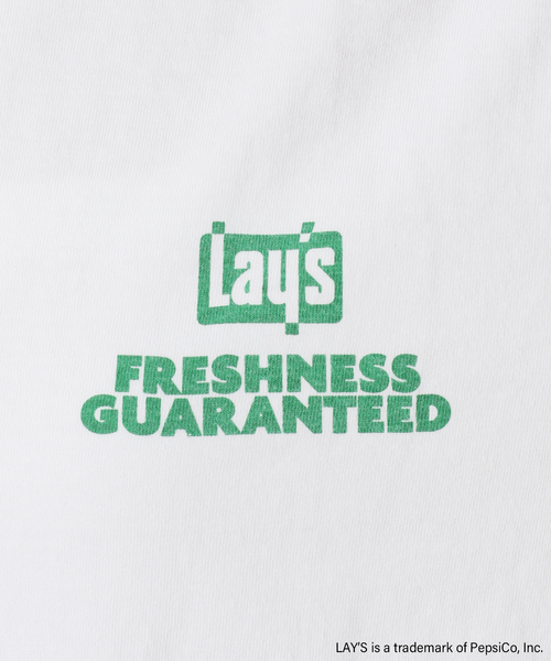 GOOD ROCK SPEED（グッドロックスピード）の「【GOOD ROCK SPEED / グッドロックスピード】Lays T-sh(GREEN)（Tシャツ/カットソー・レディース・ホワイト・FREE）」の5枚目の写真