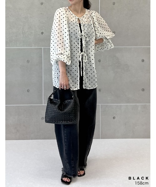 Re:EDIT（リエディ）の「2WAYフェイクレザーメッシュワンハンドルバッグ（ハンドバッグ・レディース・ベージュ/ブラック/アイボリー・FREE）」の10枚目の写真