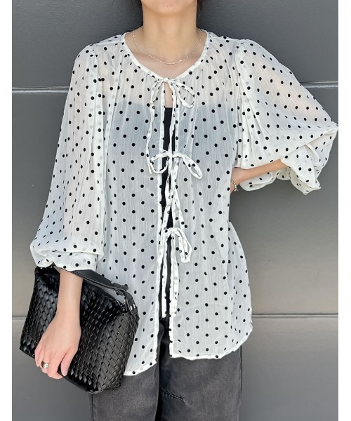 Re:EDIT（リエディ）の「2WAYフェイクレザーメッシュワンハンドルバッグ（ハンドバッグ・レディース・ベージュ/ブラック/アイボリー・FREE）」の11枚目の写真