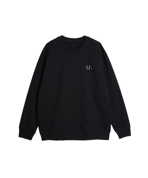 U:UME(ユーム)の「Motif U: Sweater BK(スウェット・メンズ・ブラック・LARGE/X-LARGE/MEDIUM)」の1枚目の写真