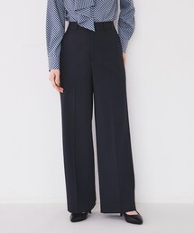 極美品♡UNTITLED アンタイトル パンツスーツ ウール 背抜き　黒 1 S UNTITLED アンタイトル パンツセットアップスーツ ネイビー1