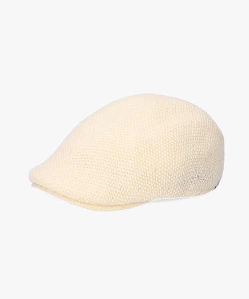 OVERRIDE（オーバーライド）の「OVERRIDE  WOOL KNIT HUNTING / オーバーライド（ハンチング/ベレー帽・メンズ・ブルー/ブラック/ホワイト/イエロー・60cm/62cm/58cm）」の2枚目の写真