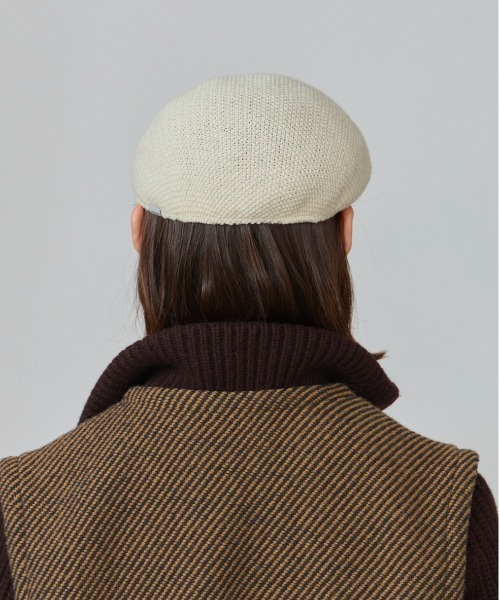 OVERRIDE（オーバーライド）の「OVERRIDE  WOOL KNIT HUNTING / オーバーライド（ハンチング/ベレー帽・メンズ・ブルー/ブラック/ホワイト/イエロー・60cm/62cm/58cm）」の10枚目の写真