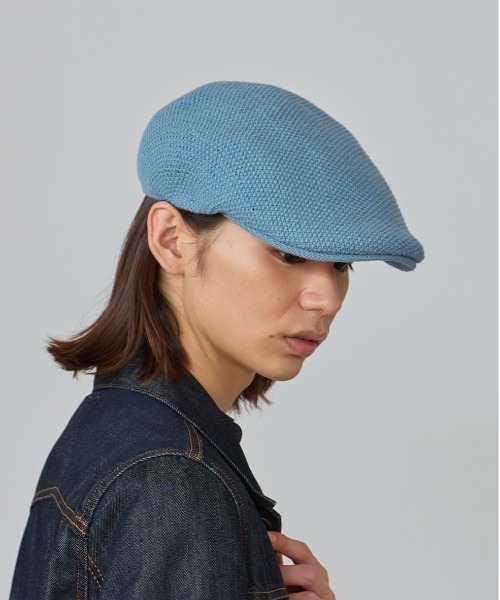 OVERRIDE（オーバーライド）の「OVERRIDE  WOOL KNIT HUNTING / オーバーライド（ハンチング/ベレー帽・メンズ・ブルー/ブラック/ホワイト/イエロー・60cm/62cm/58cm）」の21枚目の写真