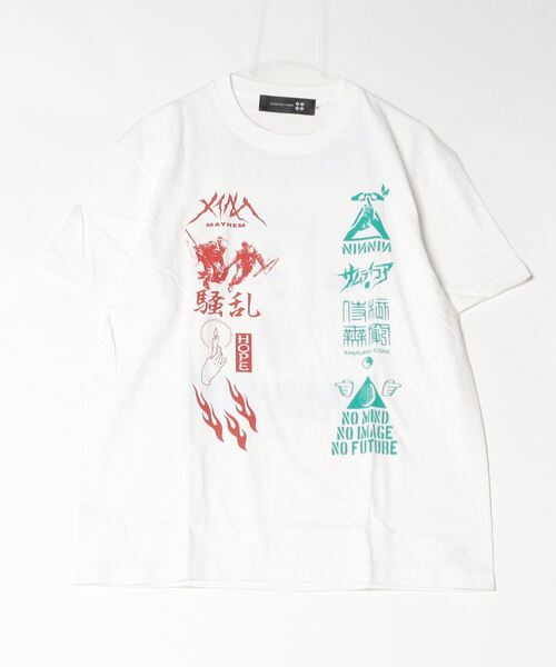 SAMURAI CORE(サムライコア)の「■SAMURAI CORE x MAYHEM■Graphic Design T(Tシャツ/カットソー・メンズ・ブラック/ホワイト・LARGE/MEDIUM)」の1枚目の写真