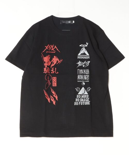 SAMURAI CORE(サムライコア)の「■SAMURAI CORE x MAYHEM■Graphic Design T(Tシャツ/カットソー・メンズ・ブラック/ホワイト・LARGE/MEDIUM)」の2枚目の写真