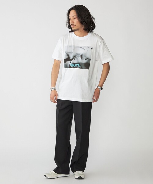 SHIPS(シップス)の「BENCH MARKING SHIRT: フラワー フォト プリント Tシャツ(Tシャツ/カットソー・メンズ・ライトブルー/ライトグリーン/ピンク/イエロー・SMALL/MEDIUM/LARGE/X-LARGE)」の6枚目の写真