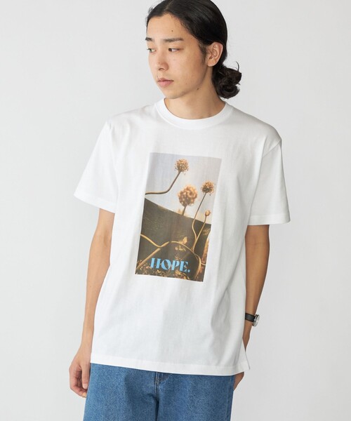 SHIPS(シップス)の「BENCH MARKING SHIRT: フラワー フォト プリント Tシャツ(Tシャツ/カットソー・メンズ・ライトブルー/ライトグリーン/ピンク/イエロー・SMALL/MEDIUM/LARGE/X-LARGE)」の12枚目の写真