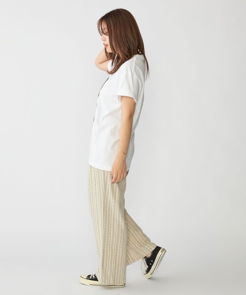 SHIPS(シップス)の「BENCH MARKING SHIRT: フラワー フォト プリント Tシャツ(Tシャツ/カットソー・メンズ・ライトブルー/ライトグリーン/ピンク/イエロー・SMALL/MEDIUM/LARGE/X-LARGE)」の17枚目の写真