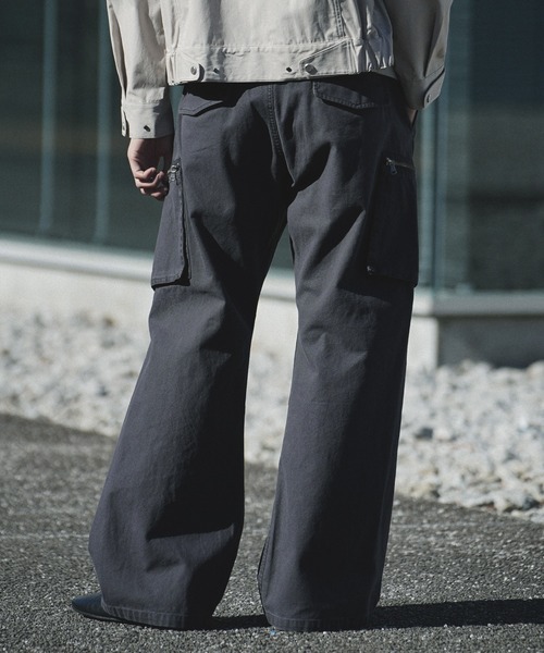 VINTAGE FADED DUCK CURVED CARGO（カーゴパンツ）｜WYM LIDNM