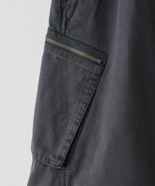 WYM LIDNM（ウィム バイ リドム）の「VINTAGE FADED DUCK CURVED CARGO（カーゴパンツ・メンズ・ブラック/アッシュブラウン/チャコール・S/M/L）」の14枚目の写真