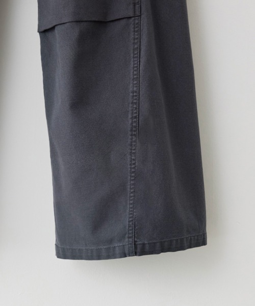 WYM LIDNM（ウィム バイ リドム）の「VINTAGE FADED DUCK CURVED CARGO（カーゴパンツ・メンズ・ブラック/アッシュブラウン/チャコール・S/M/L）」の16枚目の写真