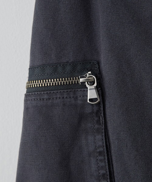 WYM LIDNM（ウィム バイ リドム）の「VINTAGE FADED DUCK CURVED CARGO（カーゴパンツ・メンズ・ブラック/アッシュブラウン/チャコール・S/M/L）」の19枚目の写真