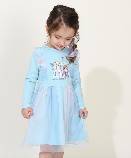 Disney(ディズニー)の「ディズニー プリンセス/ドッキングワンピース 9690K(ワンピース・キッズ・チェリーピンク/その他10・100cm/110cm/120cm/130cm)」の2枚目の写真