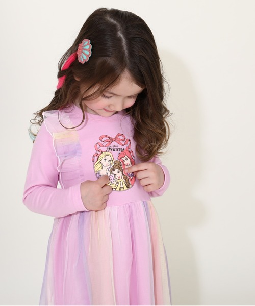 Disney(ディズニー)の「ディズニー プリンセス/ドッキングワンピース 9690K(ワンピース・キッズ・チェリーピンク/その他10・100cm/110cm/120cm/130cm)」の17枚目の写真
