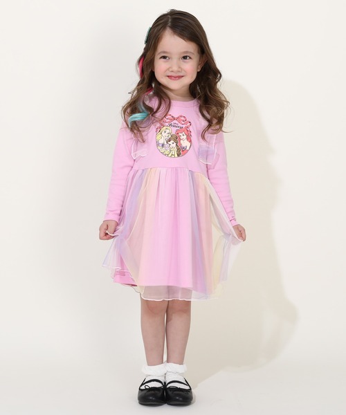 Disney(ディズニー)の「ディズニー プリンセス/ドッキングワンピース 9690K(ワンピース・キッズ・チェリーピンク/その他10・100cm/110cm/120cm/130cm)」の8枚目の写真