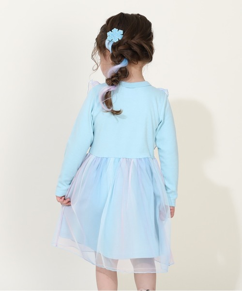 Disney(ディズニー)の「ディズニー プリンセス/ドッキングワンピース 9690K(ワンピース・キッズ・チェリーピンク/その他10・100cm/110cm/120cm/130cm)」の4枚目の写真