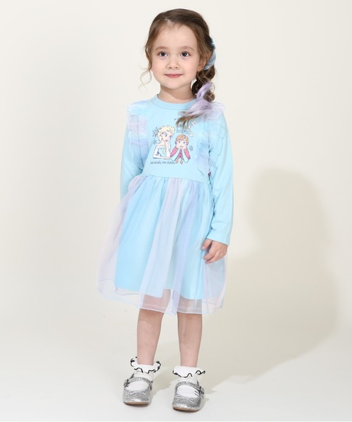 Disney(ディズニー)の「ディズニー プリンセス/ドッキングワンピース 9690K(ワンピース・キッズ・チェリーピンク/その他10・100cm/110cm/120cm/130cm)」の5枚目の写真