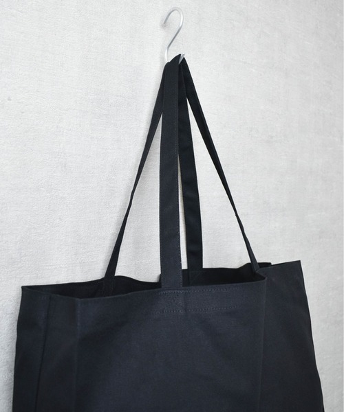 純真高校　黒のキャンバストートバッグ トート バッグ 無地 MARKLESS STYLE マークレススタイル 10.0