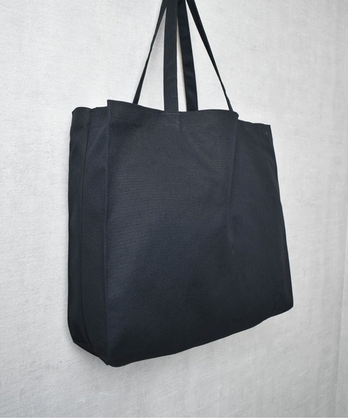 純真高校　黒のキャンバストートバッグ トート バッグ 無地 MARKLESS STYLE マークレススタイル 10.0