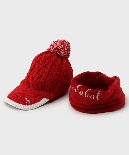 【セール】耳当てつき ニットキャップ（ニットキャップ/ビーニー）｜adabat（アダバット）