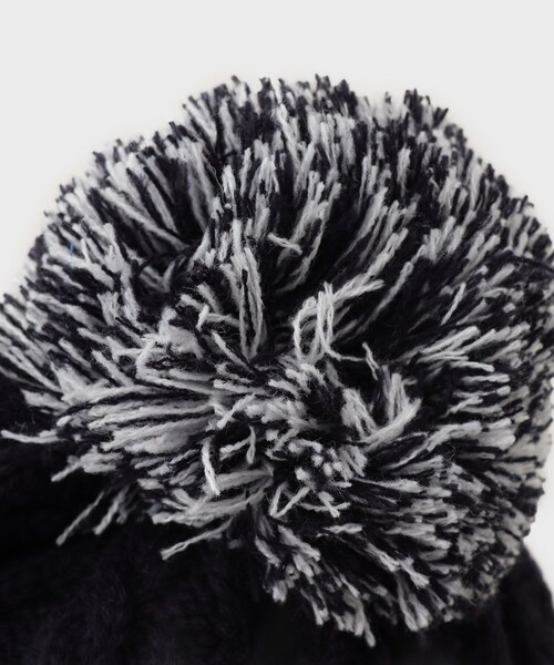 adabat（アダバット）の「耳当てつき ニットキャップ（ニットキャップ/ビーニー・レディース・ホワイト系/ネイビー/ワインレッド・00）」の9枚目の写真