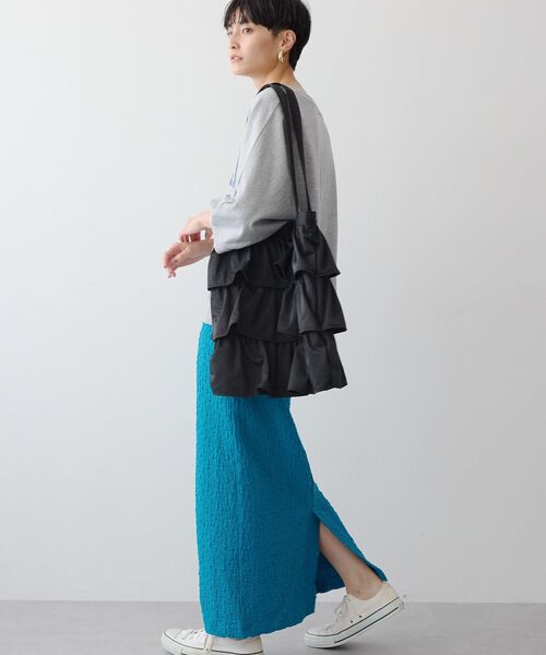 AMERICAN HOLIC(アメリカンホリック)の「ティアードフリルBAG(トートバッグ・レディース・ブラック・FREE)」の11枚目の写真