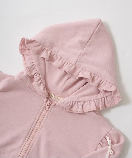 リボンまみれ☆まじベリコラボZIPパーカー PINK Hauls パーカー リボンまみれまじベリコラボZIPパーカー