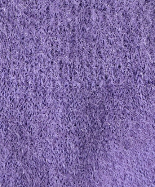 UNITED ARROWS（ユナイテッドアローズ）の「ヘアリー リブ ソックス（ソックス/靴下・レディース・オフホワイト/グレー/ブラック/レッド/パープル・FREE）」の10枚目の写真