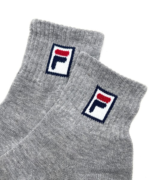 FILA（フィラ）の「FILA フィラ ワンポイント ロゴ 足底パイル 抗菌防臭 ショートソックス 靴下 3足セット 25cm 26cm 27cm（ソックス/靴下・メンズ・ブラック/その他1/その他2・25-27CM）」の9枚目の写真