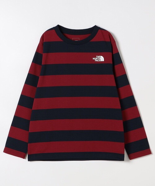 FREAK'S STORE（フリークスストア）の「限定展開 THE NORTH FACE/ザ・ノース・フェイス キッズ ロングスリーブフィールドボーダーティー / KIDS L/S F-BORDER TEE / NTJ32320（Tシャツ/カットソー・キッズ・ブルー/ワインレッド/パープル・120/130/150/140）」の3枚目の写真