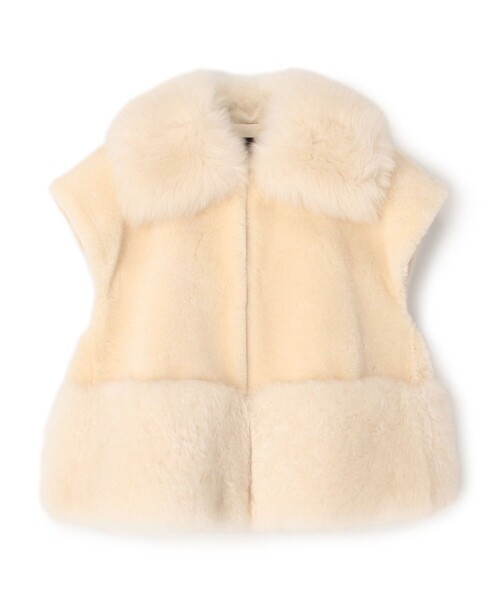 メリノムートン ビックカラージレ（ベスト）｜TOMORROWLAND collection